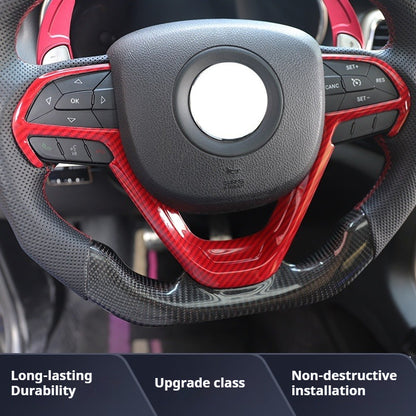 RHD 2014-2015 Grand Cherokee Carbon Fiber Texture Interior Trim Kit for Front Door Panels