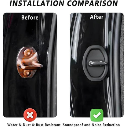 Car Silicone Door Lock Buckle Protective Cover for Leapmotor - Leapmotor Accessories