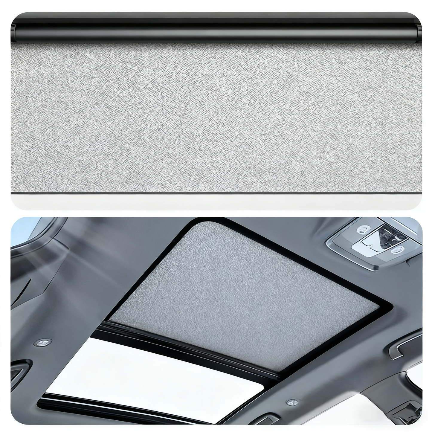 2Pcs Car Sunroof Sunshade Cover For Byd Song Plus/Seal u