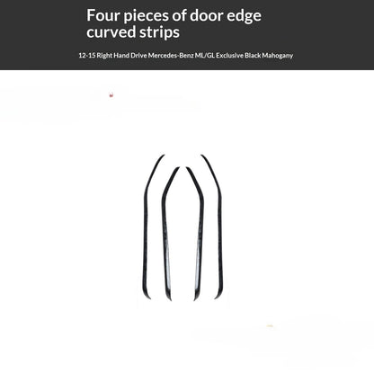 RHD 2012-2015 GL/ML300/350/400 Carbon Fiber Door Handle Interior Modification Kit