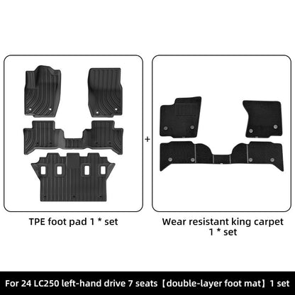 2024 Toyota Land Cruiser Prado LC250 All-Weather Car Floor Mats(RHD)