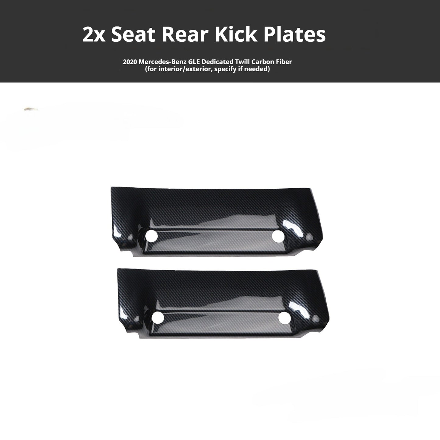 RHD 20-23 Mercedes-Benz GLE350/GLE450 Interior Modification Peach Wood Carbon Fiber Pattern Steering Wheel Center Vent Trim