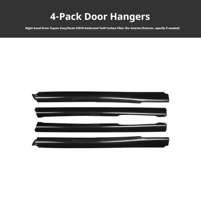 RHD VOXY/NOAH ZZR70 Carbon Fiber and Rosewood Dashboard Trim Kit