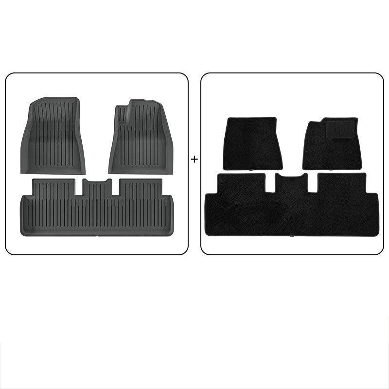 RHD TPE Floor Mats for Tesla Model 3 (Facelift) (2024)