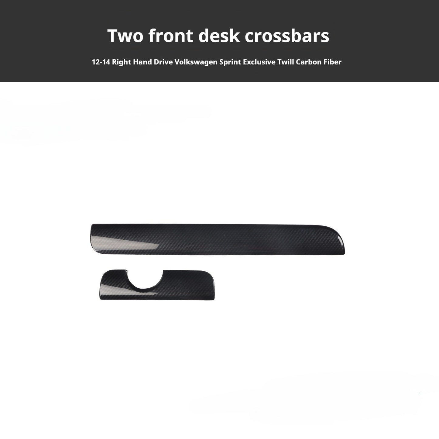 RHD 12-14 Right-Hand Drive Jetta Interior Modification Carbon Fiber Pattern Power Window Handles with Rosewood Trim