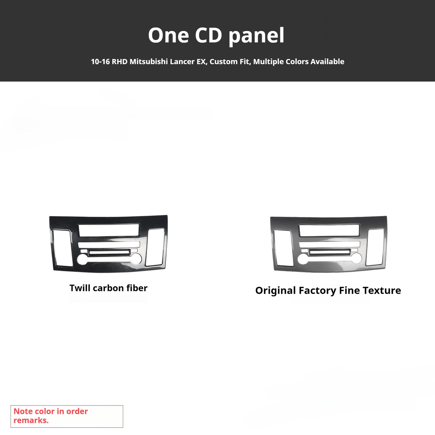 RHD 10-16 Mitsubishi Lancer EVO Interior Modification Carbon Fiber and Rosewood Steering Wheel & Window Trim Decals