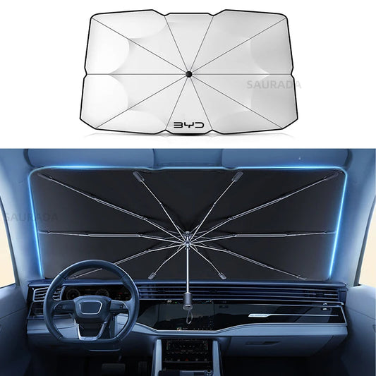 Car Windshield Sunshade Umbrella Foldable for BYD Car