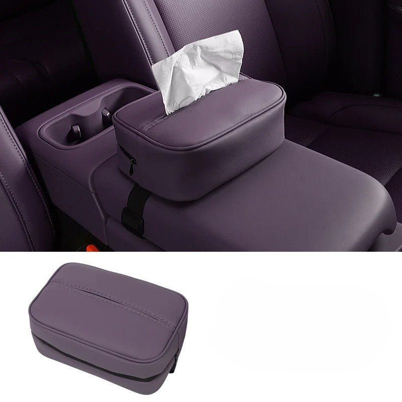 Leapmotor C10 Car NAPPA Leather Tissue Box - Leapmotor Accessories
