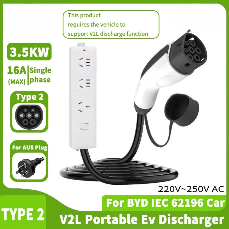 V2L Adapter Type 1 Type 2 Vehicle to Load Adapter Connector - Leapmotor Accessories