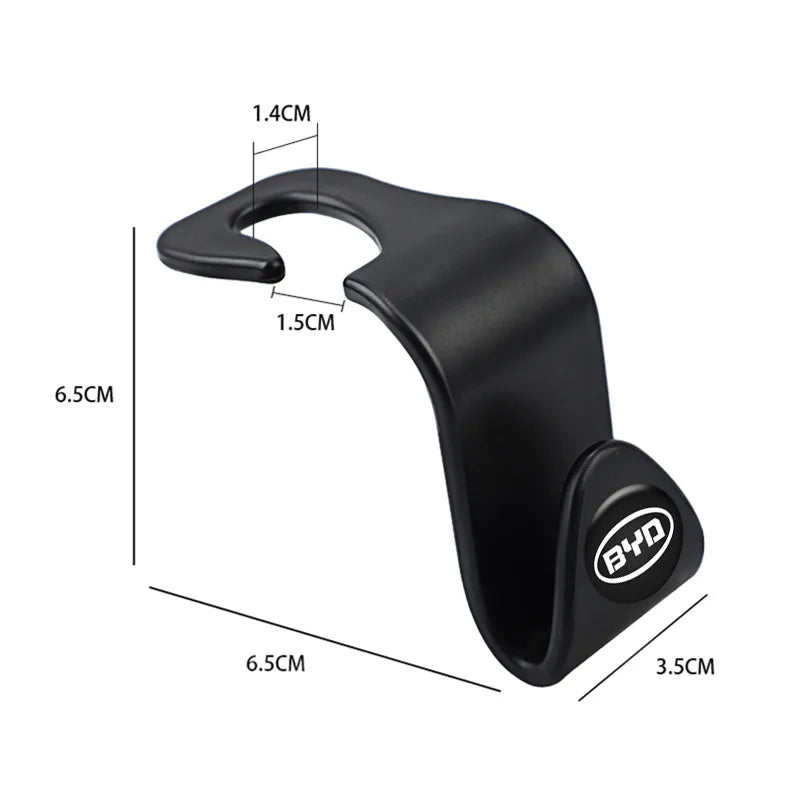 2/4pcs Car Seat Back Hook Organizer Holder for BYD Car All Model