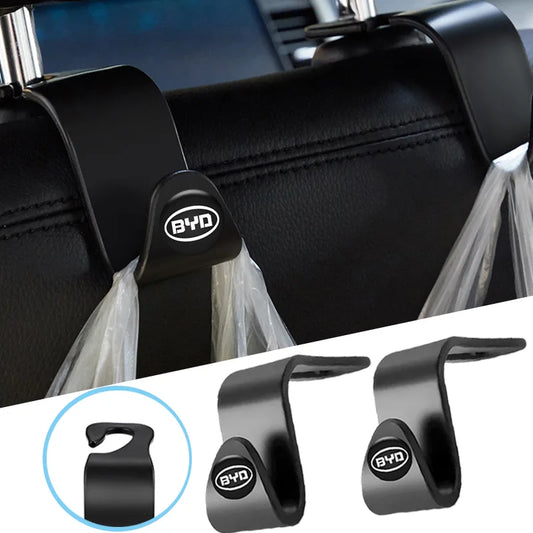 2/4pcs Car Seat Back Hook Organizer Holder for BYD Car All Model