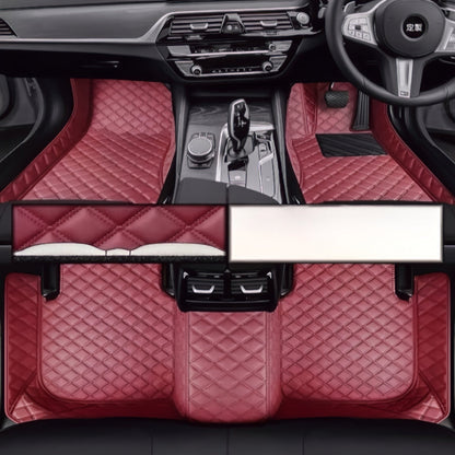 Alfombrillas de piel Napa para XPENG G6 G9 P7 X9 M03 con timón derecho