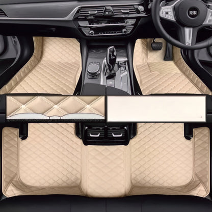 Alfombrillas de piel Napa para XPENG G6 G9 P7 X9 M03 con timón derecho