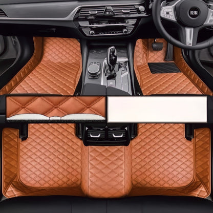 Alfombrillas de piel Napa para XPENG G6 G9 P7 X9 M03 con timón derecho