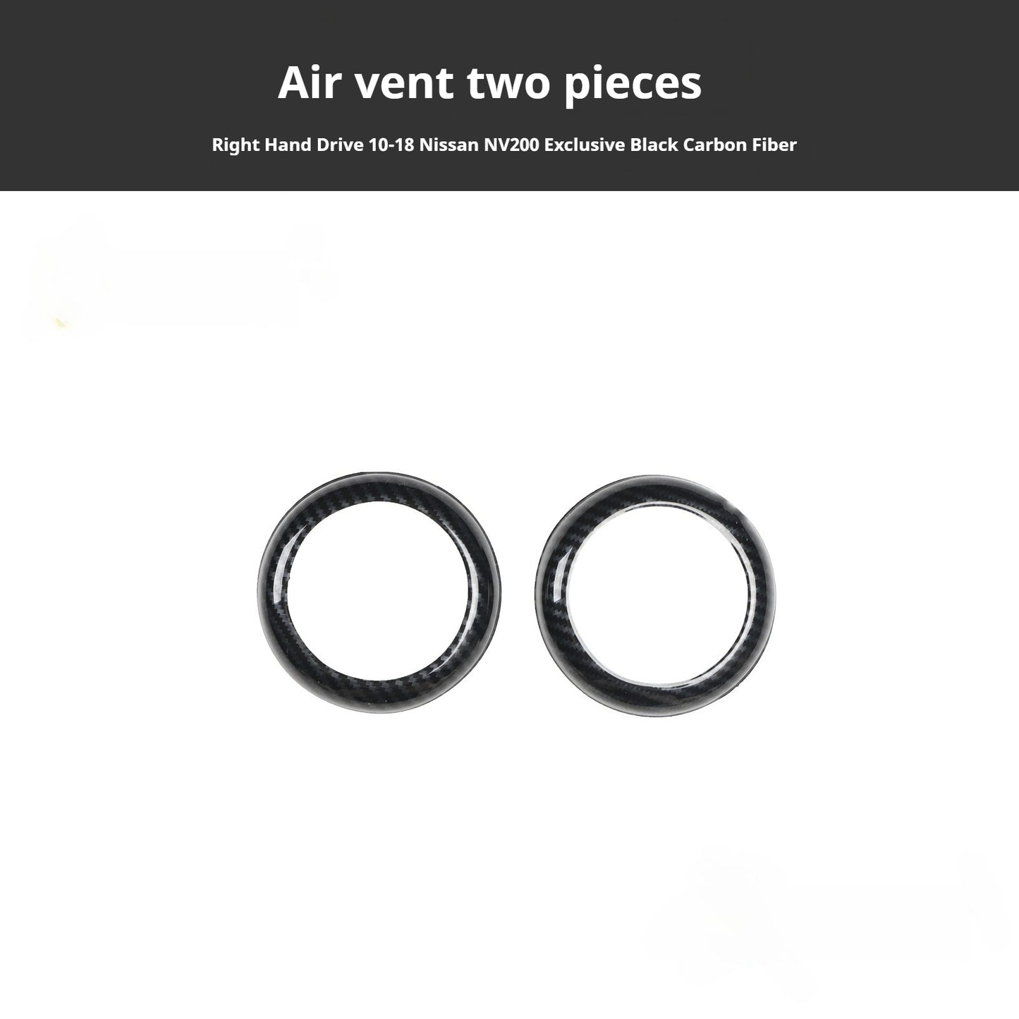 RHD NV200 Carbon Fiber Walnut Wood Grain Interior Trim Kit