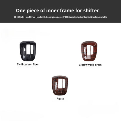 RHD 2008-2013 8th Generation Accord Dashboard Trim Bar Interior Modification Kit