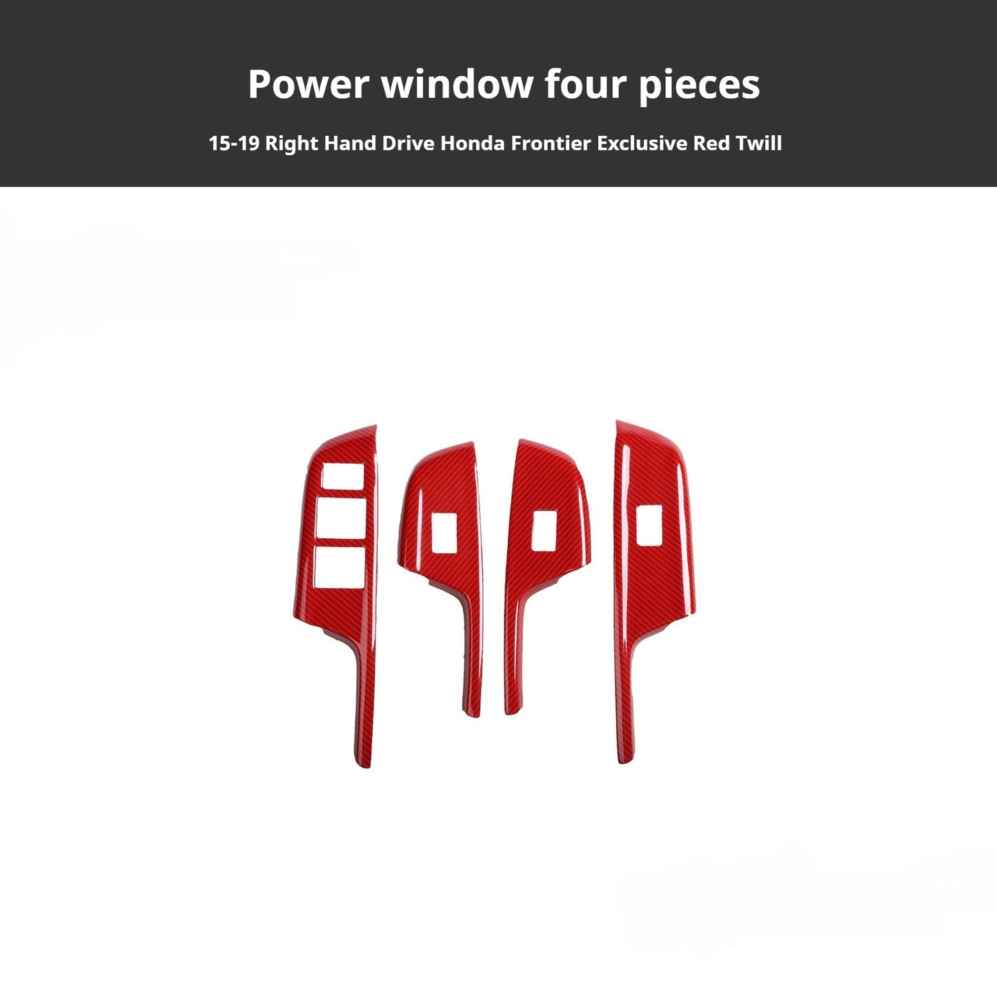 RHD 15-19 Honda City Carbon Fiber Gear Shift Lift Switch Trim