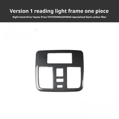 RHD 2012-2019 Prius ZVW40W-41 Walnut Carbon Fiber Interior Modification Kit