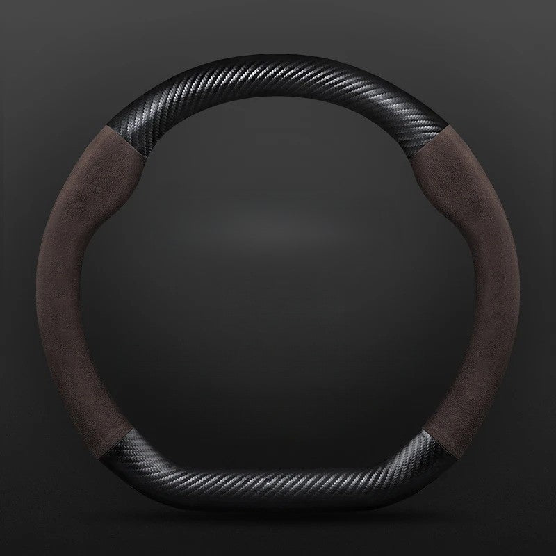 Carbon Fiber Car Steering Wheel Cover For VW ID.2, ID.3, ID.4, ID.5, ID.6, ID.7, Crozz, PRO, X, BUZZ