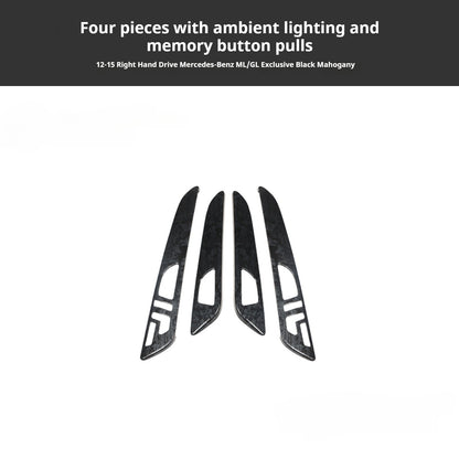 RHD 2012-2015 GL/ML300/350/400 Carbon Fiber Door Handle Interior Modification Kit