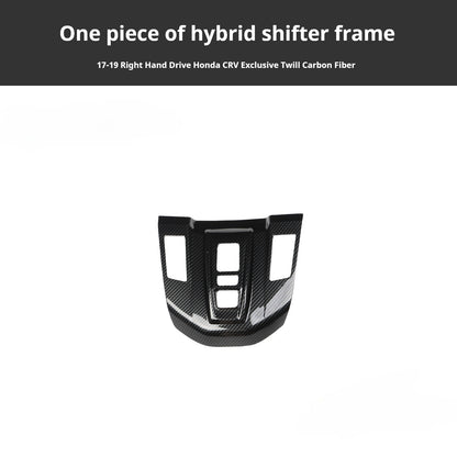 RHD 2017-2022 CR-V Vehicle-Specific Peach Wood Carbon Fiber Dashboard Door Panel Trim
