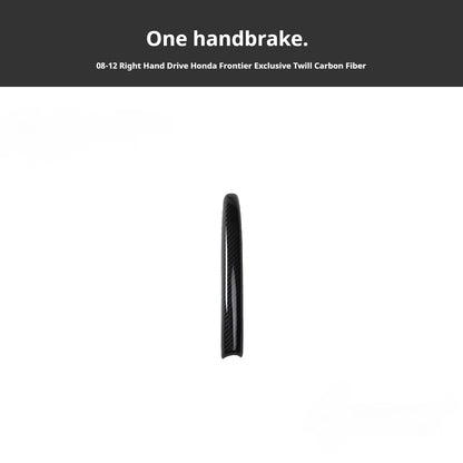 RHD 08-12 Older Model Fit Interior Modification Carbon Fiber Pattern Gear Shift Navigation Panel Decorative Sticker