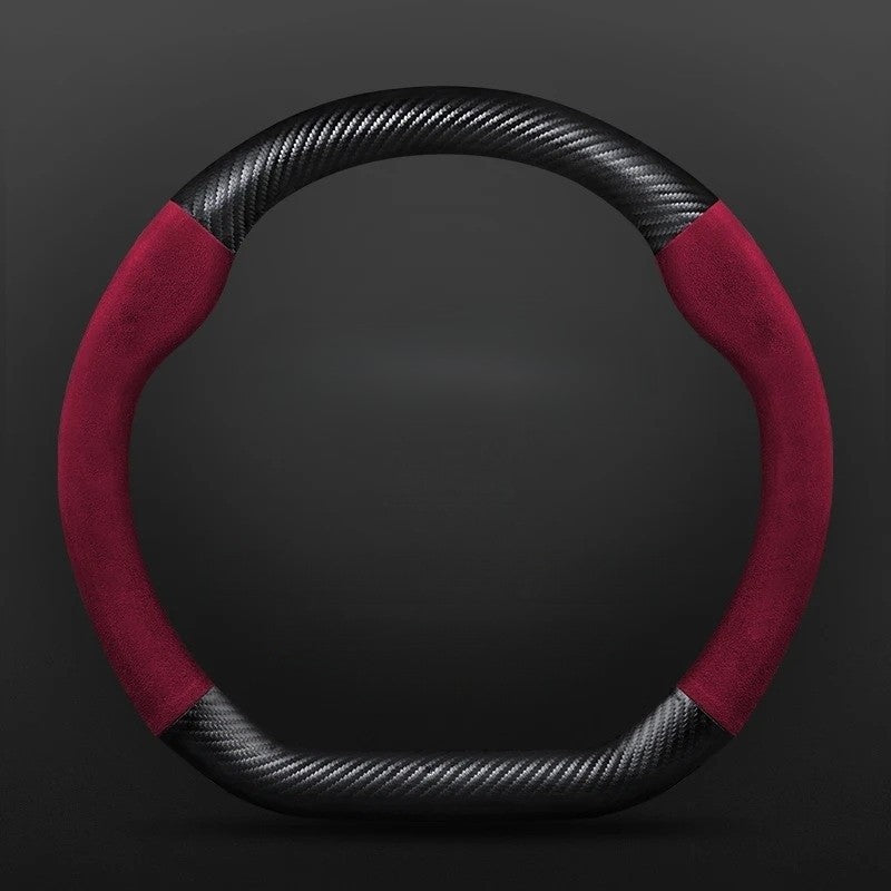 Carbon Fiber Car Steering Wheel Cover For VW ID.2, ID.3, ID.4, ID.5, ID.6, ID.7, Crozz, PRO, X, BUZZ