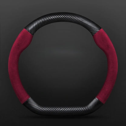 Carbon Fiber Car Steering Wheel Cover For VW ID.2, ID.3, ID.4, ID.5, ID.6, ID.7, Crozz, PRO, X, BUZZ