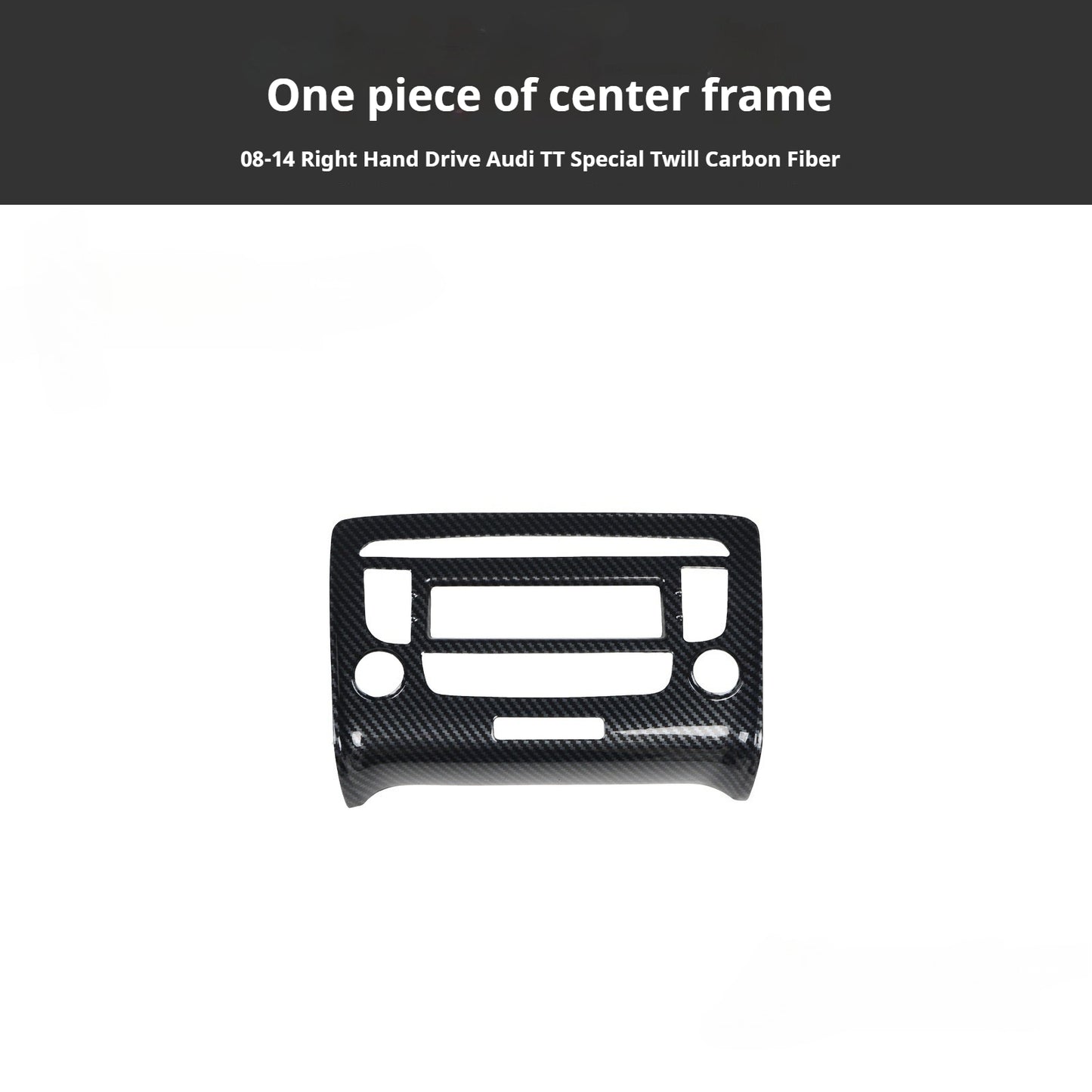 RHD 2008-2014 Model Interior Upgrade: Teak Wood Carbon Fiber Pattern Cup Holder and Steering Wheel Cover