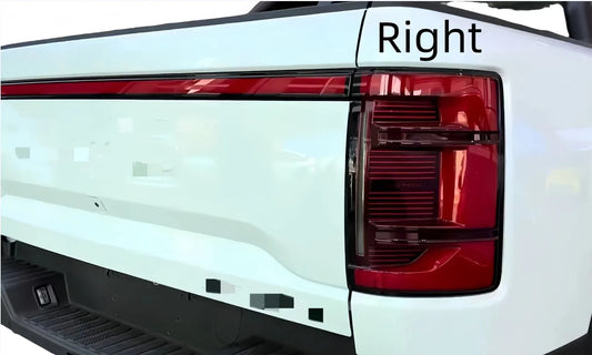 BYD SHARK 6 2024 2025. Taillight covers