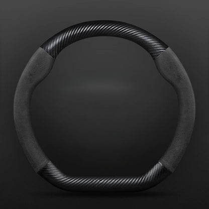 Carbon Fiber Car Steering Wheel Cover For VW ID.2, ID.3, ID.4, ID.5, ID.6, ID.7, Crozz, PRO, X, BUZZ