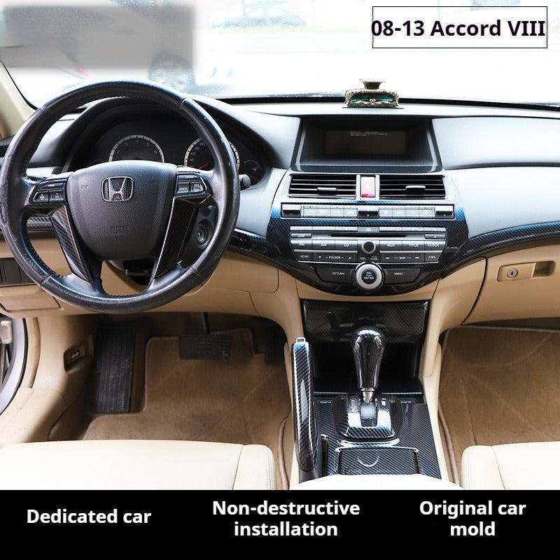 RHD 2008-2013 8th Generation Accord Dashboard Trim Bar Interior Modification Kit