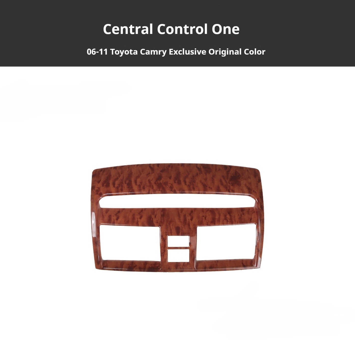 RHD 2006-2011 6th Generation Camry Interior Modification Peach Wood Carbon Fiber Pattern Air Vent Trim