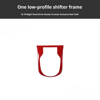 RHD 15-19 Honda City Carbon Fiber Gear Shift Lift Switch Trim