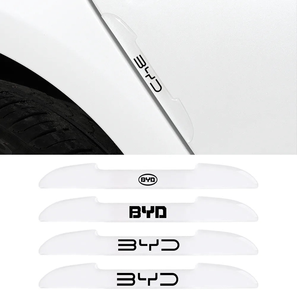 4PCS Car Door Anti Collision Strips For BYD Car All Model