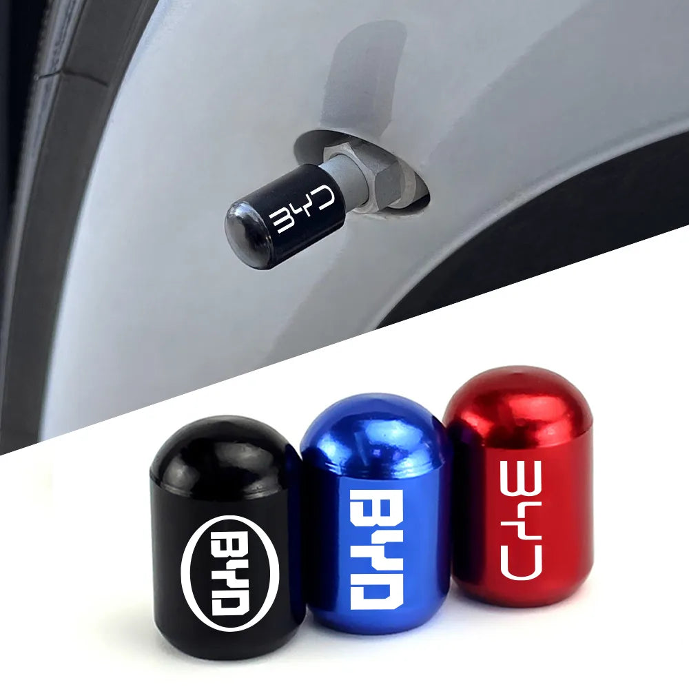 4PCS Car Tire Valve Caps For BYD Car
