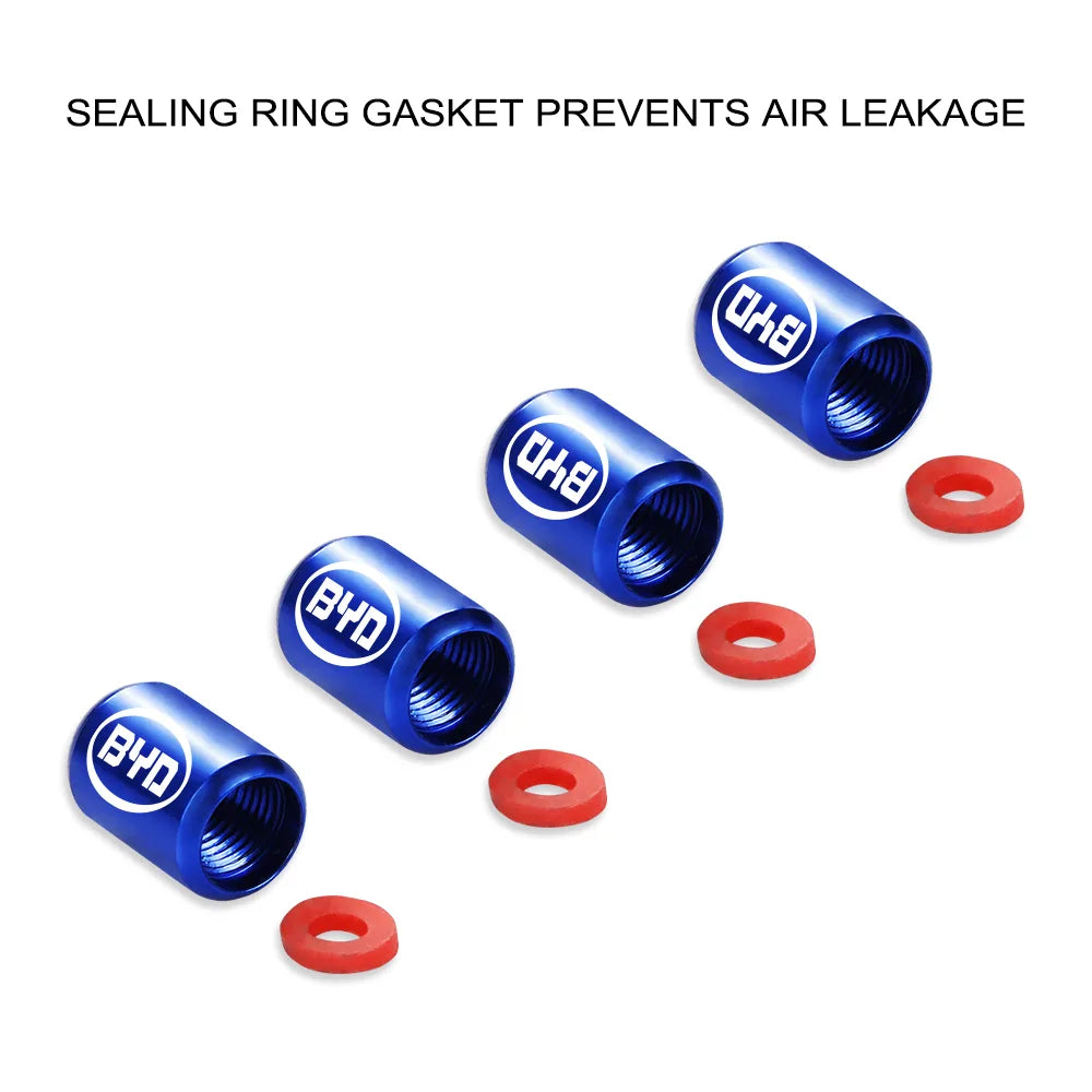 4PCS Car Tire Valve Caps For BYD Car