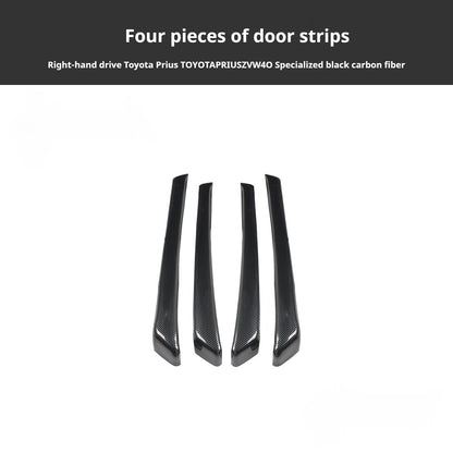 RHD 2012-2019 Prius ZVW40W-41 Walnut Carbon Fiber Interior Modification Kit