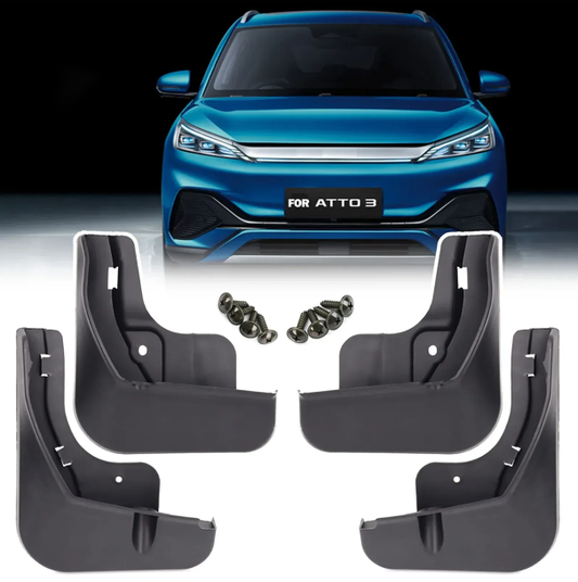 BYD ATTO 3 Mud Flaps 4Pcs Mudguards Front Rear Fender