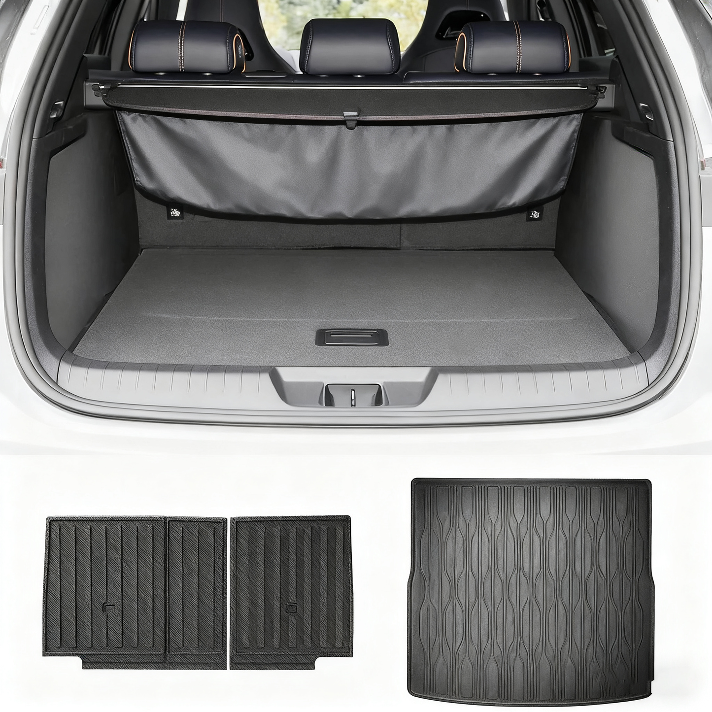 LHD BYD Seal U / Song Plus Sealion 6 TPE Floor Mats and Cargo Liner