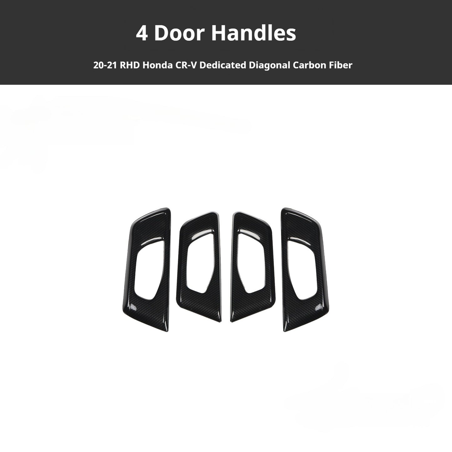 RHD 20-21 Honda HR-V BREEZE Interior Modification Peach Wood Carbon Fiber Pattern Air Vent, Center Console, and Gear Shift Decorative Trim