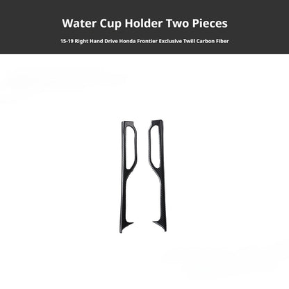 RHD 15-19 Honda City Carbon Fiber Gear Shift Lift Switch Trim