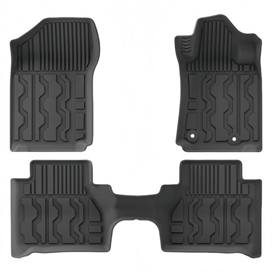RHD TPE Floor & Cargo Bed Mats for Nissan Navara NP300 (2015-2024)