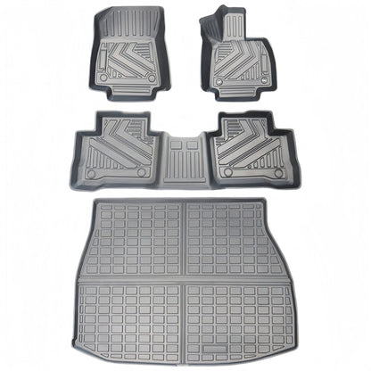 RHD TPE Floor Mats for Toyota Harrier (80 Series) (2021+) - Full Set with Cargo Liner