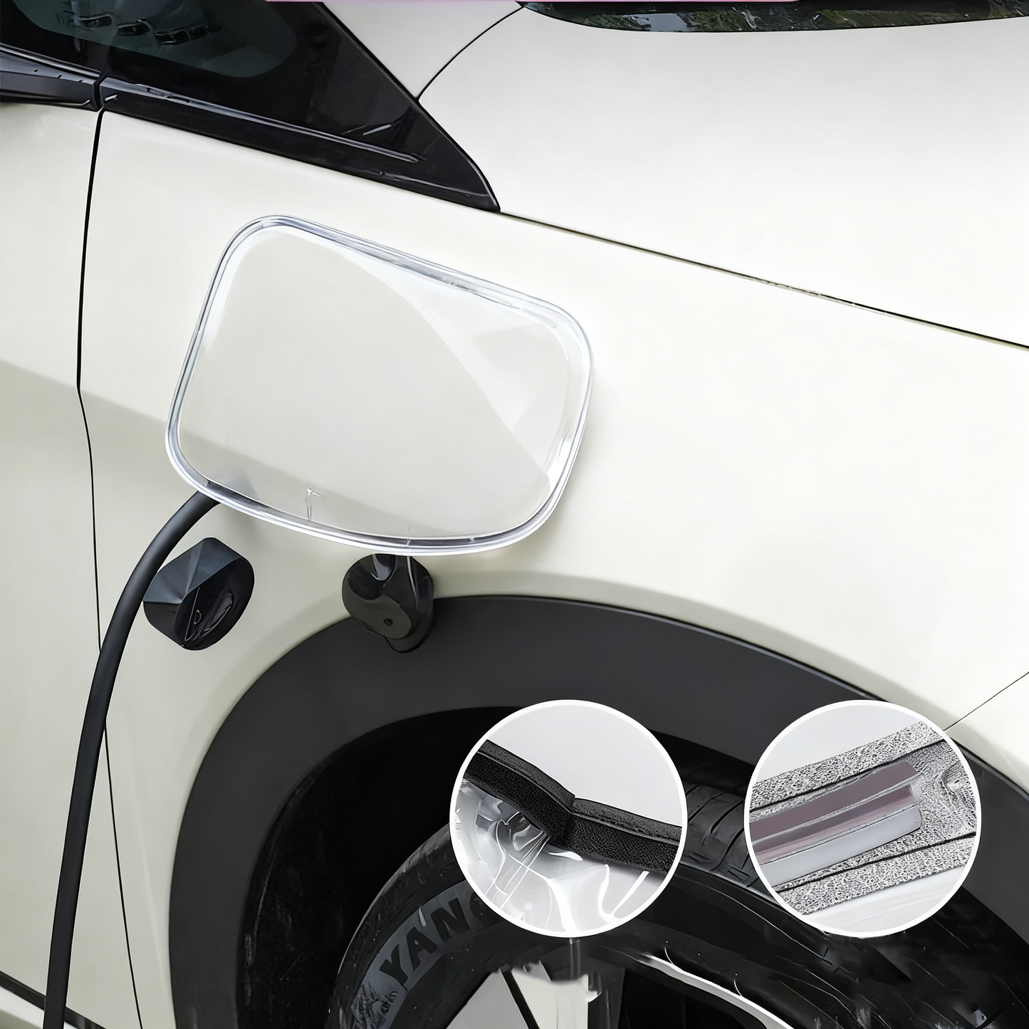 Magnetic EV Charger Cover for BYD Car