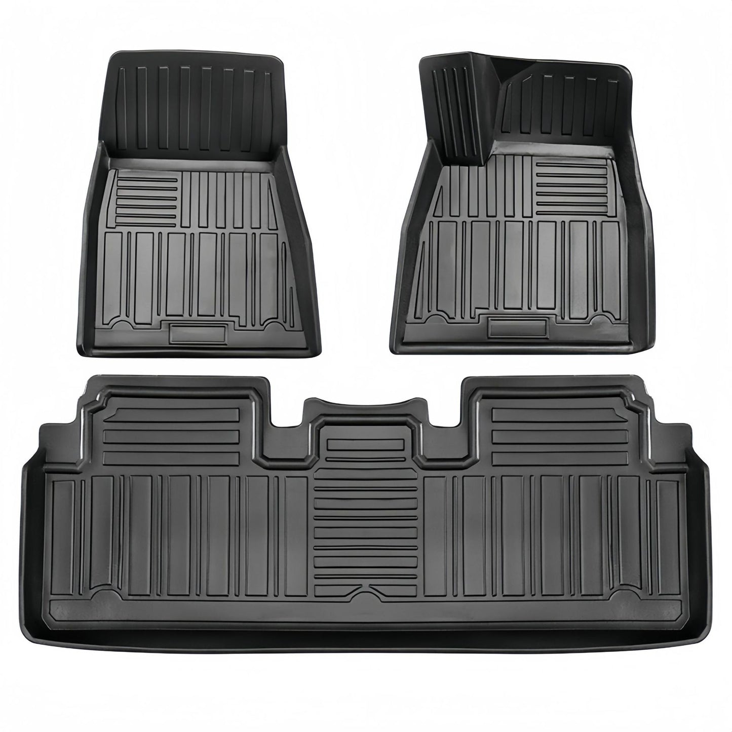 RHD 2015+ Tesla Model S All-Weather Full TPE Floor Mats Trunk Mat