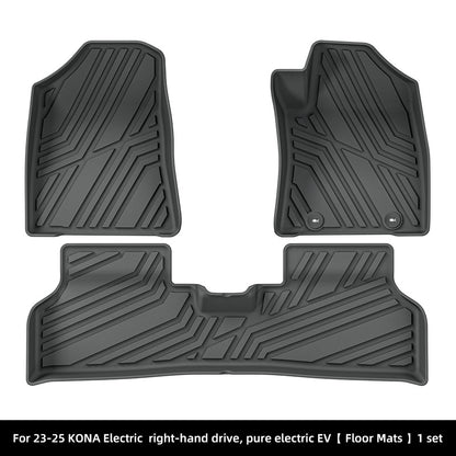 RHD TPE Floor Mats for Hyundai KONA Electric (2023-2025)