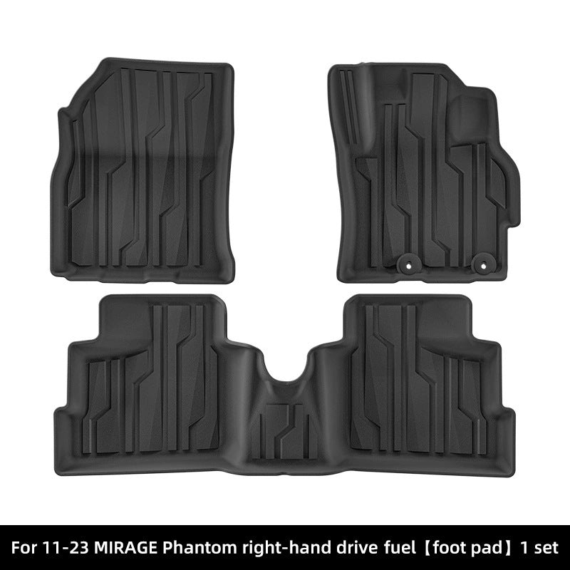 RHD TPE Floor Mats for Mitsubishi Mirage (2011-2023)