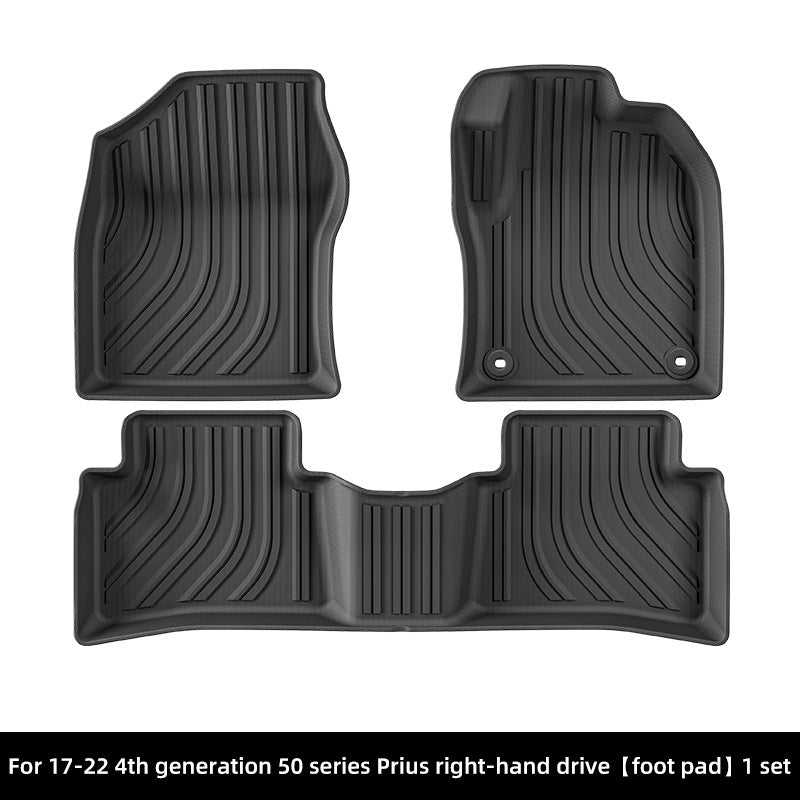 RHD TPE Floor Mats for Toyota Prius (50 Series) (2017-2022)