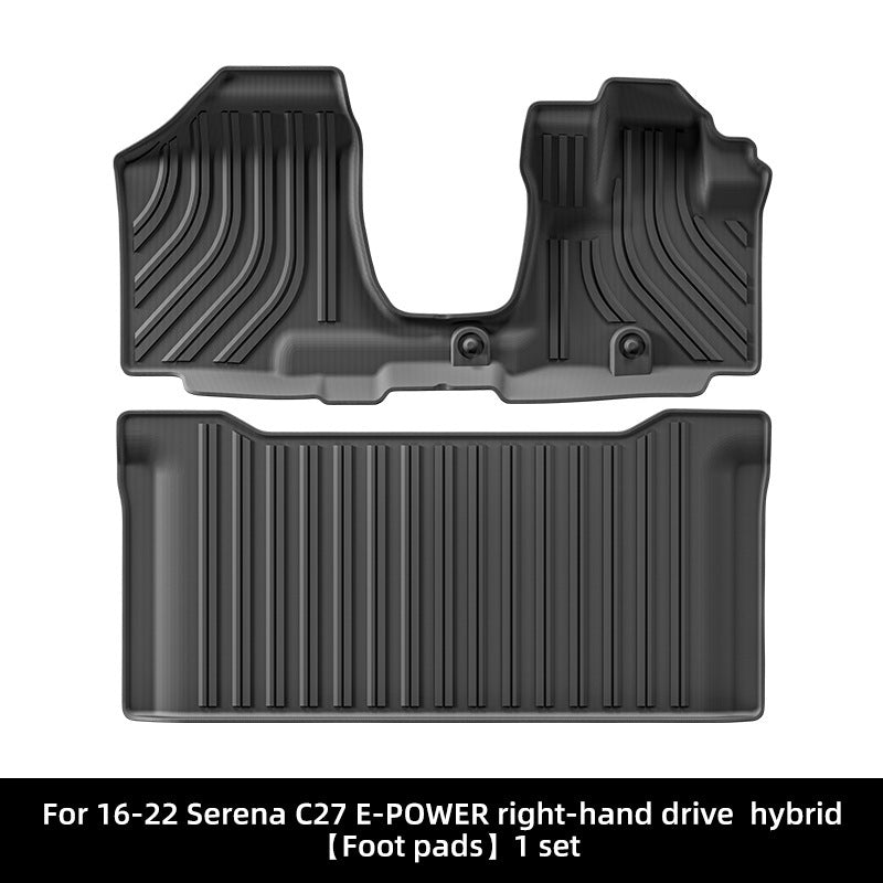 RHD TPE Floor Mats for Nissan Serena C27 E-POWER (2016-2022)